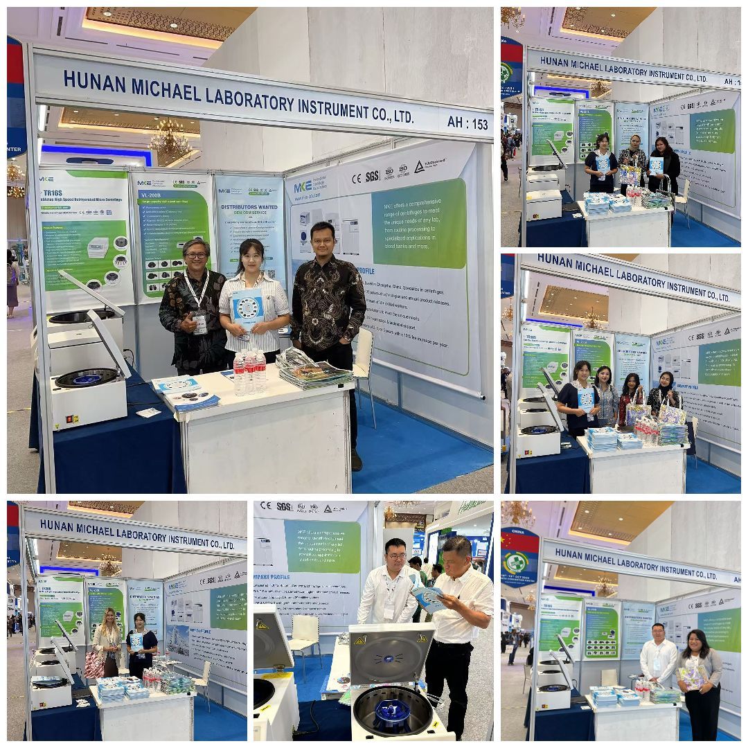 MKE LAB at Indonesia Hospital Expo 2024: Showcasing Advanced Centrifuge Solutions 2